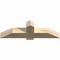Ekena Millwork Eugene Rough Sawn Timber Gable Bracket, Douglas Fir, 48"W x 14"H x 6"D x 6"F, 7/12 Pitch GBW048X14X0606EUG00RDF - alternate 2